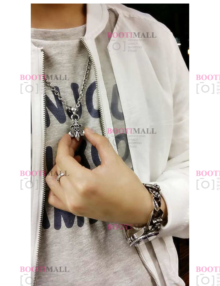 CHROME HEARTS 크롬하츠st 오리지날 925 베비화 크로스 + 롤 체인 2