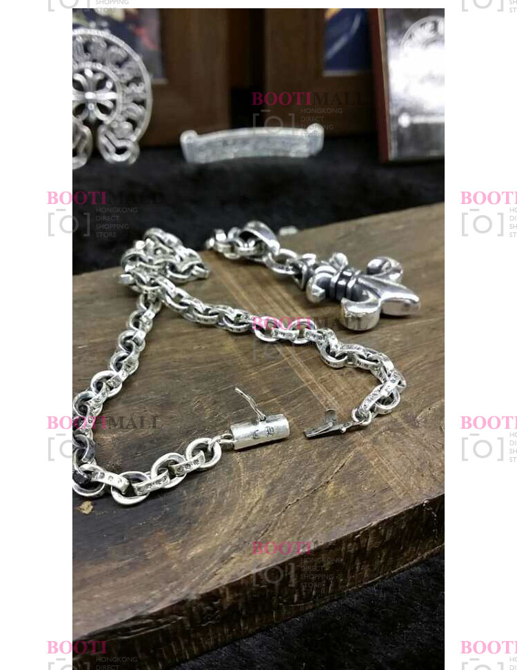 CHROME HEARTS 크롬하츠st 오리지날 925 베비화 크로스 + 롤 체인 6