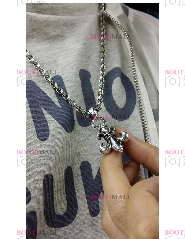 CHROME HEARTS 크롬하츠st 오리지날 925 베비화 크로스 + 롤 체인 7