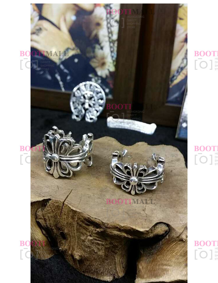 CHROME HEARTS 크롬하츠st 오리지날 925 베비화 크로스 링 2