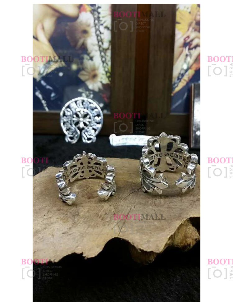 CHROME HEARTS 크롬하츠st 오리지날 925 베비화 크로스 링 3