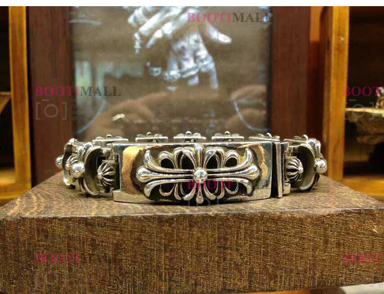 CHROME HEARTS 크롬하츠st 오리지날 925실버 서면더패션쇼크 KEEPER LINK BRACELET 1