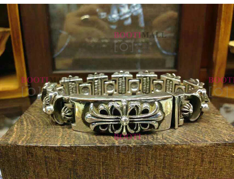 CHROME HEARTS 크롬하츠st 오리지날 925실버 서면더패션쇼크 KEEPER LINK BRACELET 2