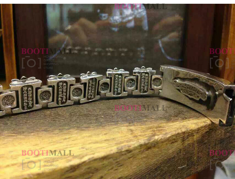 CHROME HEARTS 크롬하츠st 오리지날 925실버 서면더패션쇼크 KEEPER LINK BRACELET 5