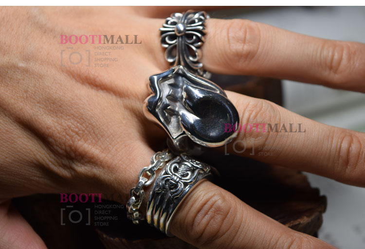 CHROME HEARTS 크롬하츠st 오리지날 925 반지★정품구성품모두포함,성냥도포함★ 7