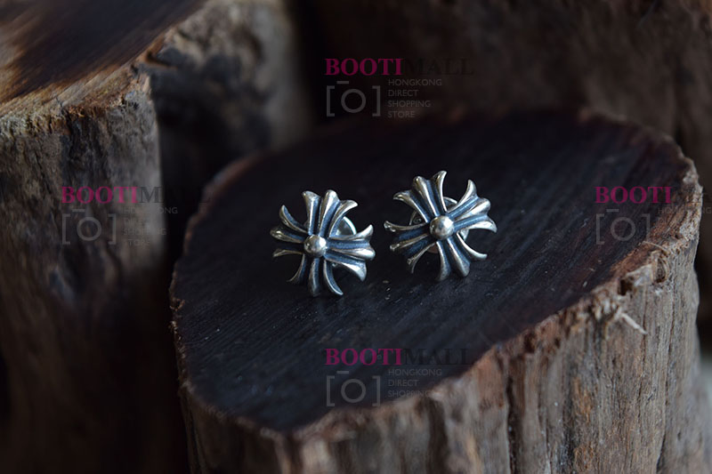 CHROME HEARTS 크롬하츠st 오리지날 925 CH Plus Stud 임재범귀걸이 한쌍(正品구성품포함) 1