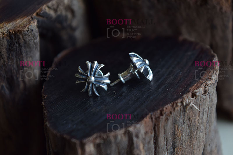 CHROME HEARTS 크롬하츠st 오리지날 925 CH Plus Stud 임재범귀걸이 한쌍(正品구성품포함) 2