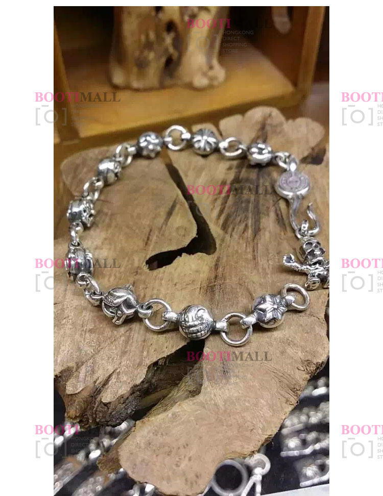 CHROME HEARTS 크롬하츠st 오리지날 925실버 롱크 브레이슬릿 3