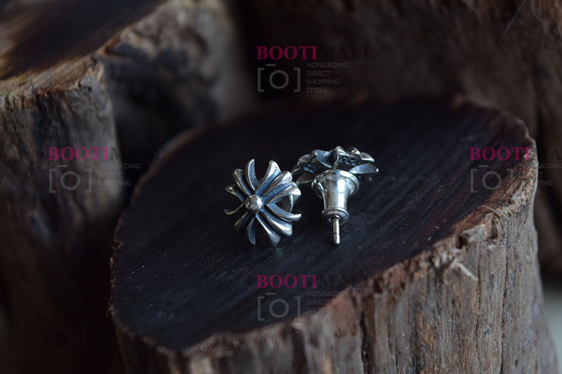 CHROME HEARTS 크롬하츠st 오리지날 925 CH Plus Stud 임재범귀걸이 한쌍(正品구성품포함) 3