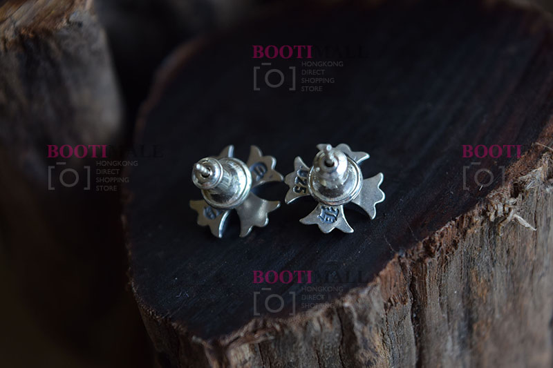 CHROME HEARTS 크롬하츠st 오리지날 925 CH Plus Stud 임재범귀걸이 한쌍(正品구성품포함) 4