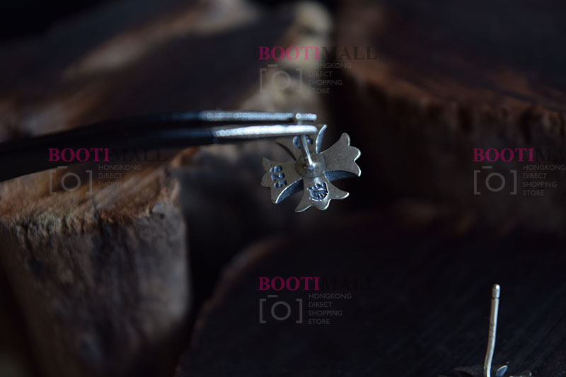 CHROME HEARTS 크롬하츠st 오리지날 925 CH Plus Stud 임재범귀걸이 한쌍(正品구성품포함) 6