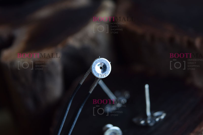 CHROME HEARTS 크롬하츠st 오리지날 925 CH Plus Stud 임재범귀걸이 한쌍(正品구성품포함) 8