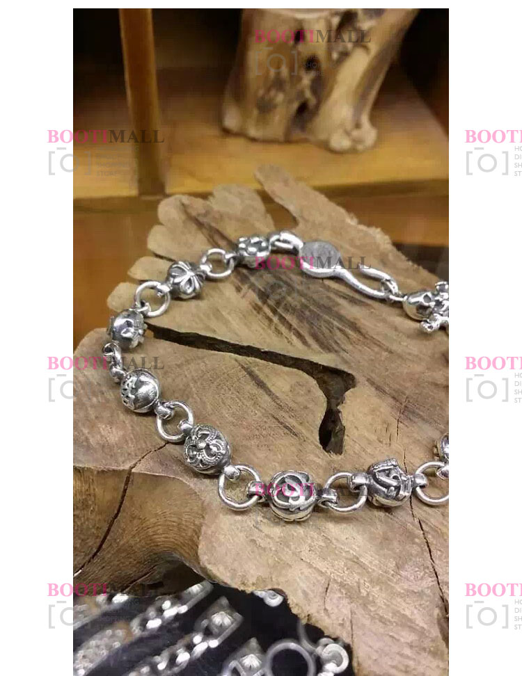 CHROME HEARTS 크롬하츠st 오리지날 925실버 롱크 브레이슬릿 4