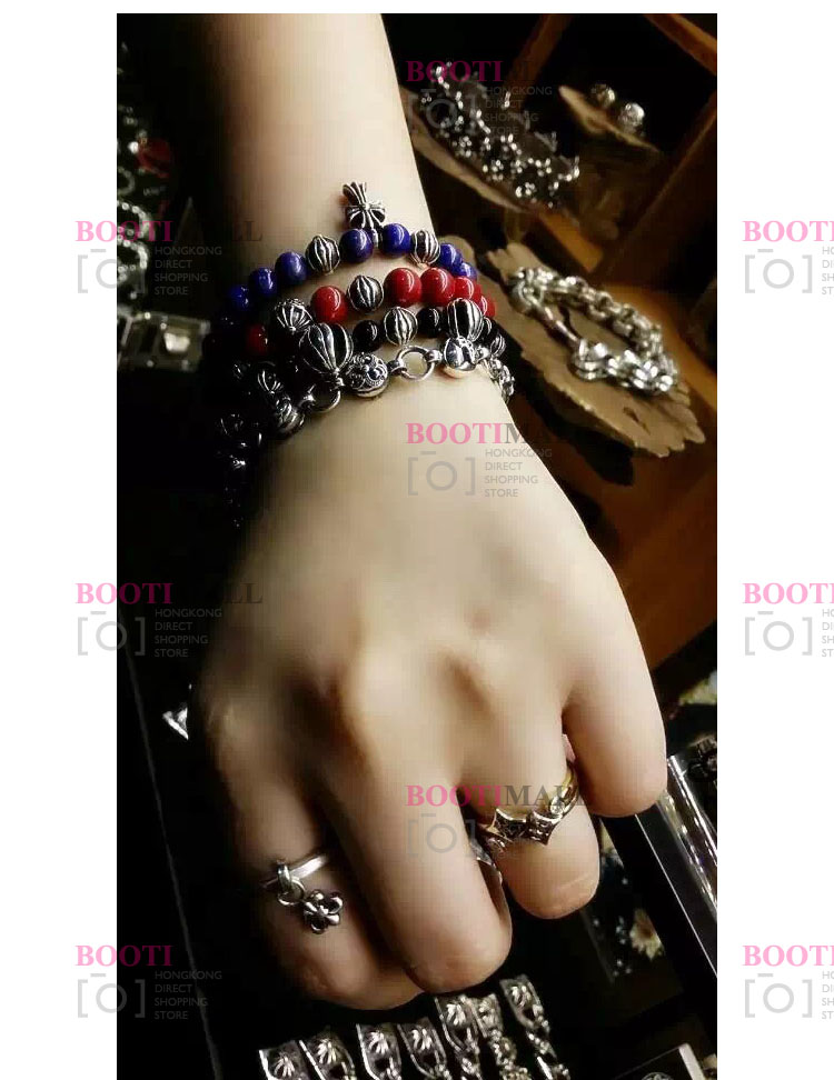 CHROME HEARTS 크롬하츠st 오리지날 925실버 롱크 브레이슬릿 6