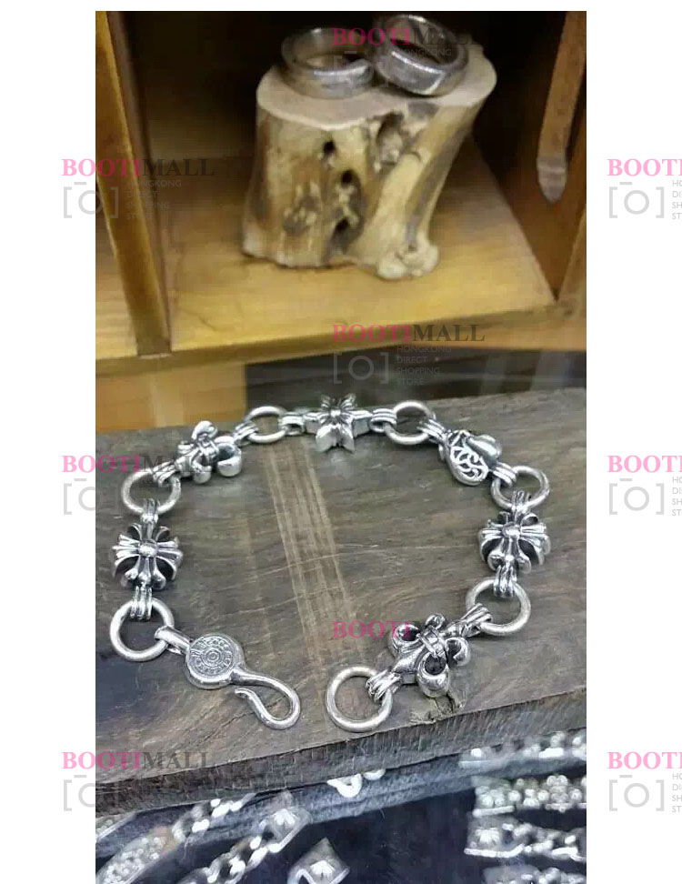 CHROME HEARTS 크롬하츠st 오리지날 925실버 롱크 브레이슬릿 2