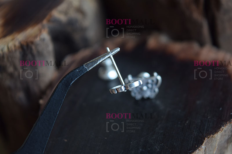 CHROME HEARTS 크롬하츠st 오리지날 925 CH Cross Fat stud 귀걸이(正品구성품포함) 8