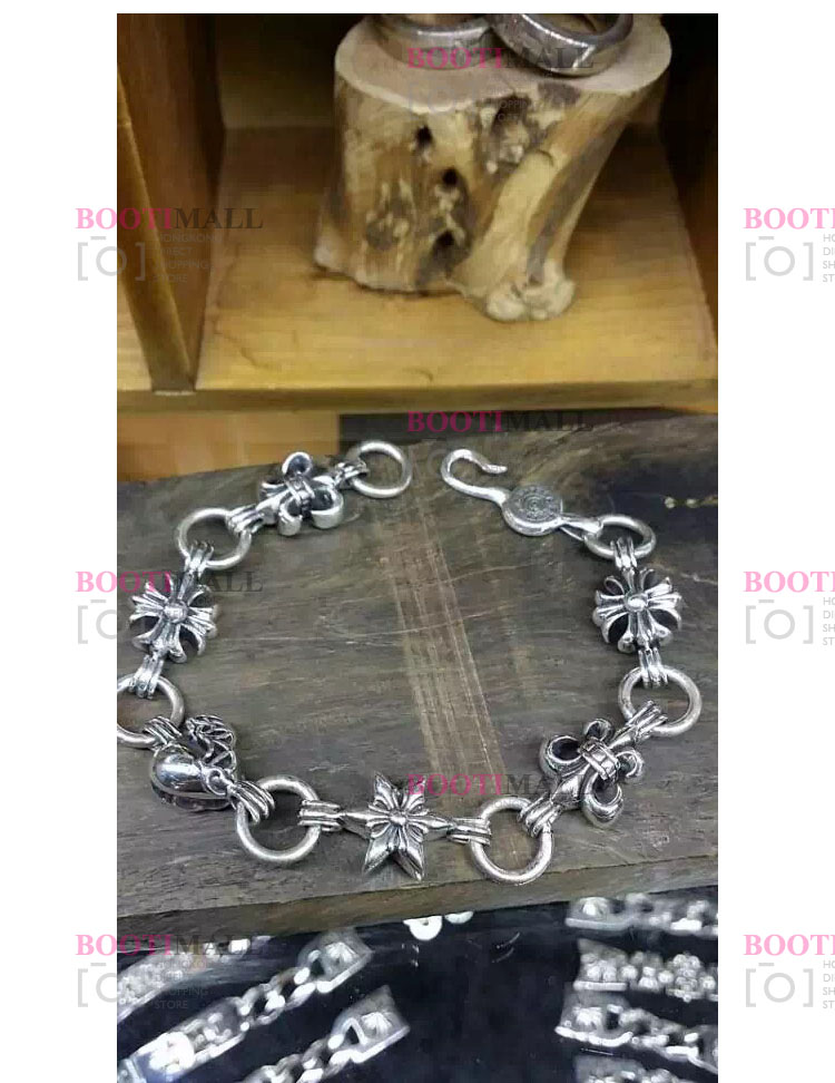 CHROME HEARTS 크롬하츠st 오리지날 925실버 롱크 브레이슬릿 4