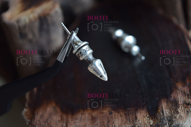 CHROME HEARTS 크롬하츠st 오리지날 925 CH 피어스 귀걸이(正品구성품포함) 6