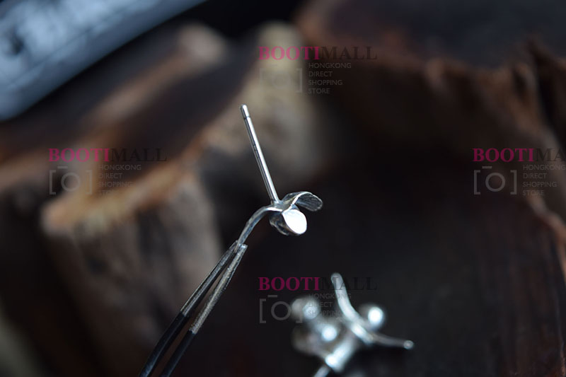 CHROME HEARTS 크롬하츠st 오리지날 925 CH Mahalia 스틱핀 귀걸이(正品구성품포함) 7