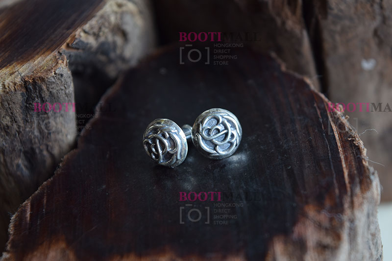 CHROME HEARTS 크롬하츠st 오리지날 925 CH Mahalia 스틱핀 귀걸이(正品구성품포함) 1