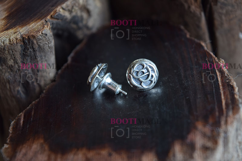 CHROME HEARTS 크롬하츠st 오리지날 925 CH Mahalia 스틱핀 귀걸이(正品구성품포함) 3