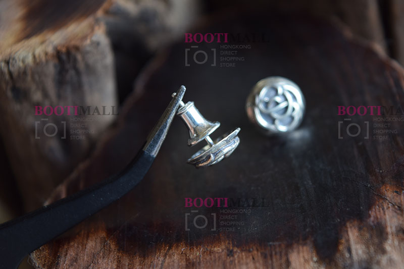 CHROME HEARTS 크롬하츠st 오리지날 925 CH Mahalia 스틱핀 귀걸이(正品구성품포함) 7