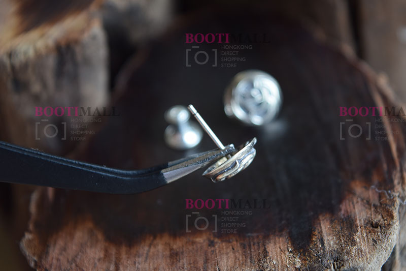 CHROME HEARTS 크롬하츠st 오리지날 925 CH Mahalia 스틱핀 귀걸이(正品구성품포함) 11