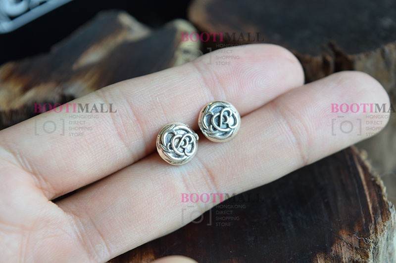 CHROME HEARTS 크롬하츠st 오리지날 925 CH Mahalia 스틱핀 귀걸이(正品구성품포함) 13