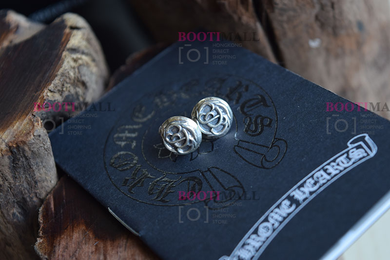CHROME HEARTS 크롬하츠st 오리지날 925 CH Mahalia 스틱핀 귀걸이(正品구성품포함) 14