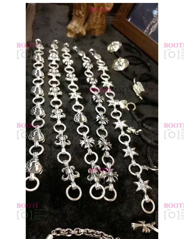 CHROME HEARTS 크롬하츠st 오리지날 925실버 롱크 브레이슬릿 2