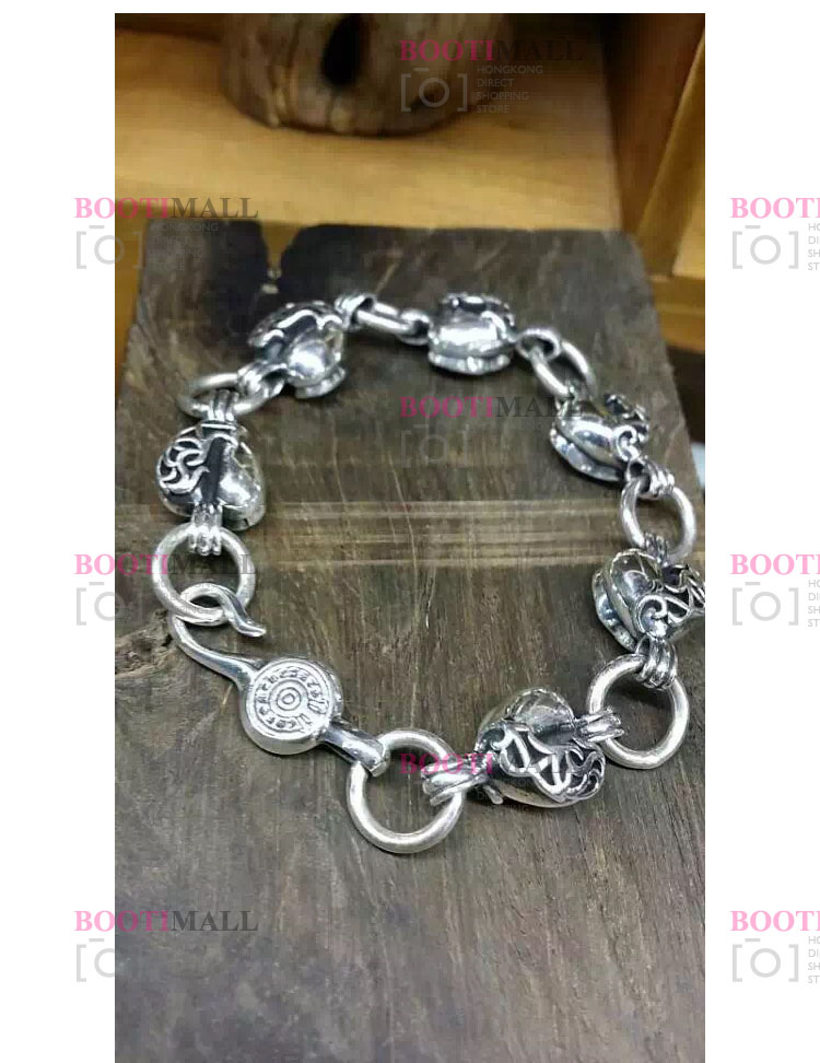 CHROME HEARTS 크롬하츠st 오리지날 925실버 롱크 브레이슬릿 3