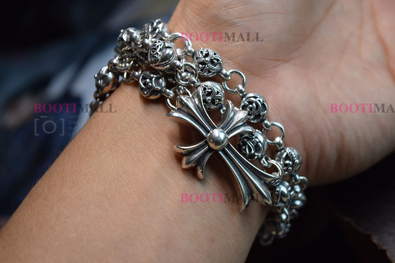 CHROME HEARTS 크롬하츠st 오리지날 925 ChokeChainNecklaceTinyCH Plus (正品구성품포함) 14
