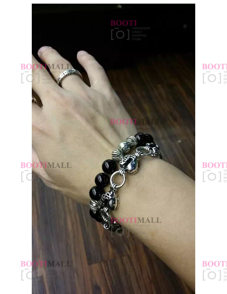 CHROME HEARTS 크롬하츠st 오리지날 925실버 롱크 브레이슬릿 8