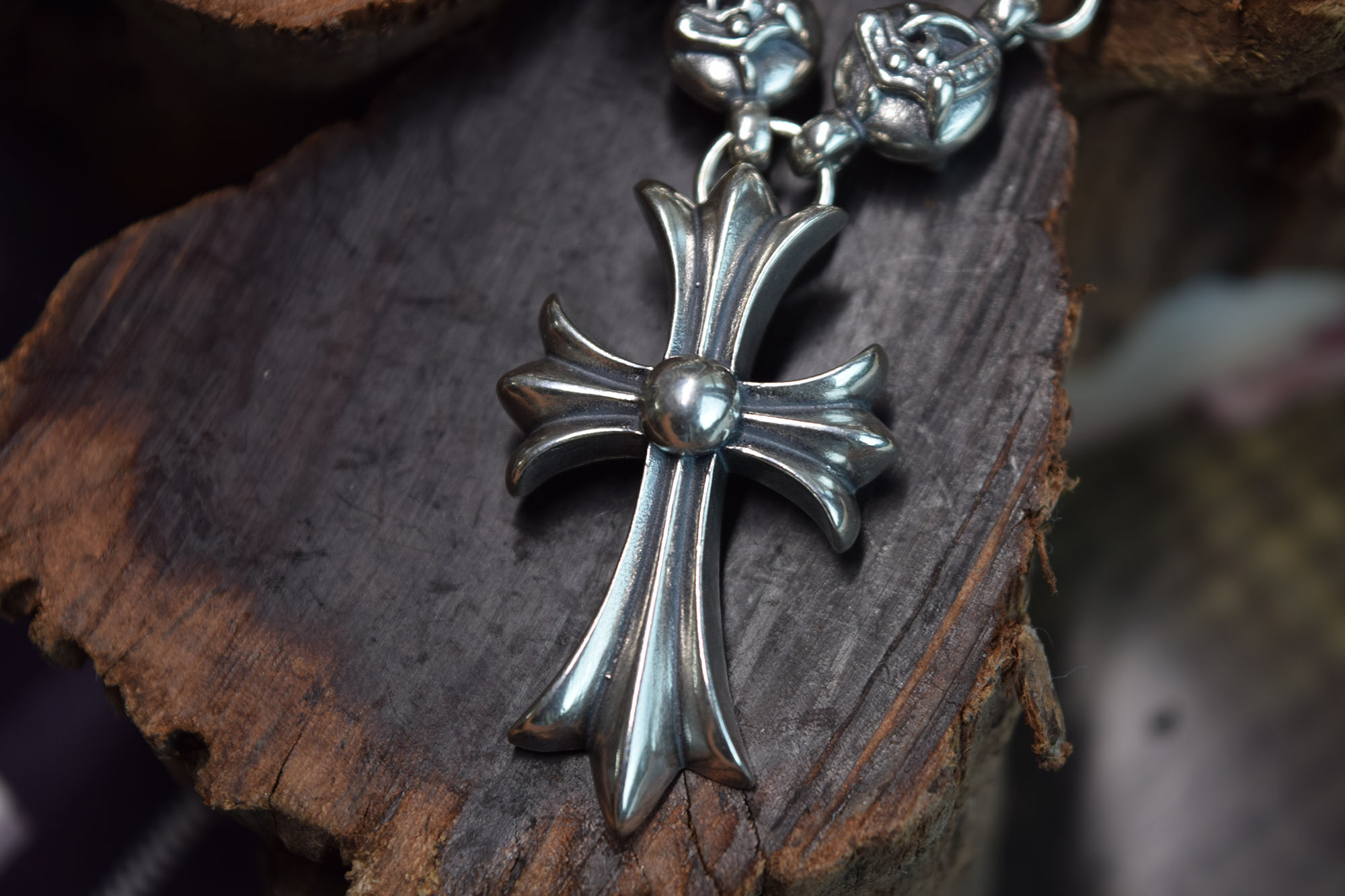 CHROME HEARTS 크롬하츠st 오리지날 925 ChokeChainNecklaceTinyCH Plus (正品구성품포함) 2