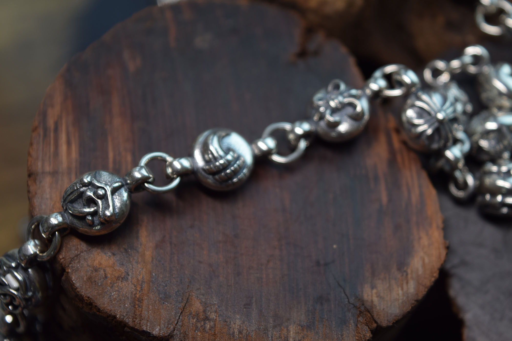 CHROME HEARTS 크롬하츠st 오리지날 925 ChokeChainNecklaceTinyCH Plus (正品구성품포함) 6