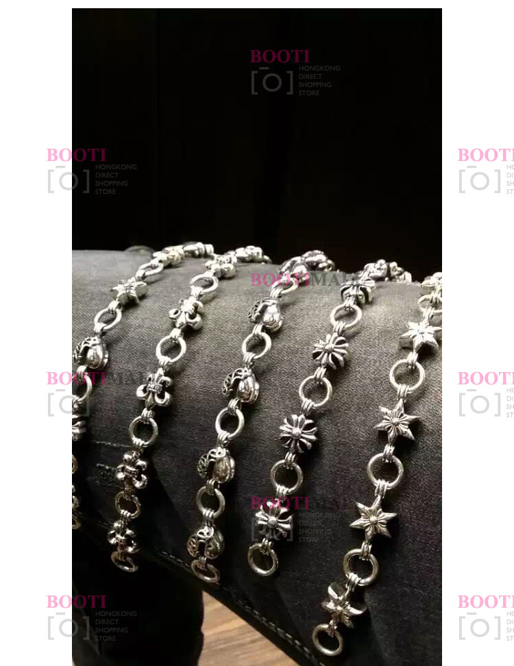 CHROME HEARTS 크롬하츠st 오리지날 925실버 롱크 브레이슬릿 9