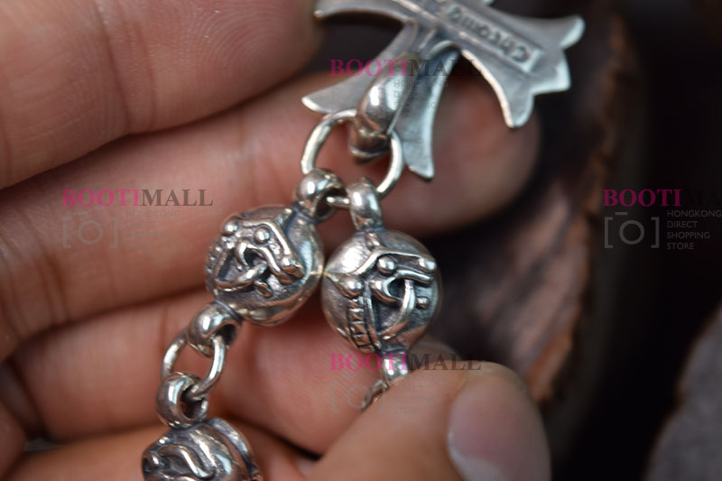 CHROME HEARTS 크롬하츠st 오리지날 925 ChokeChainNecklaceTinyCH Plus (正品구성품포함) 15