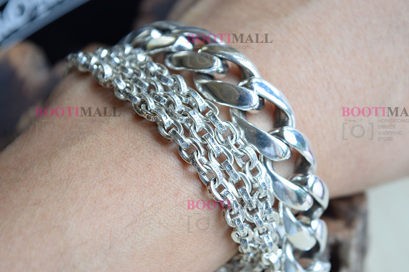CHROME HEARTS 크롬하츠st 오리지날 925 Paper Chain 목걸이(正品구성품포함) 11