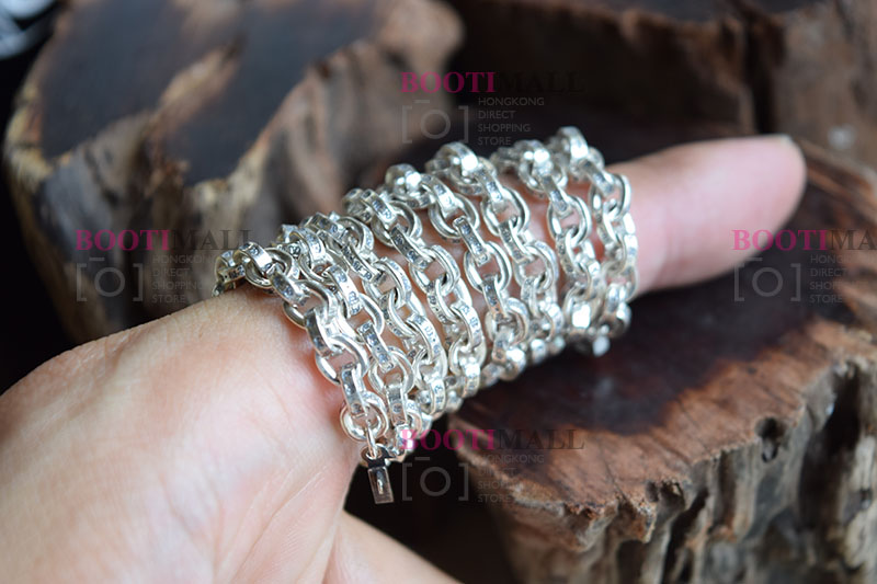 CHROME HEARTS 크롬하츠st 오리지날 925 Paper Chain 목걸이(正品구성품포함) 13