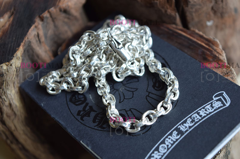 CHROME HEARTS 크롬하츠st 오리지날 925 Paper Chain 목걸이(正品구성품포함) 14