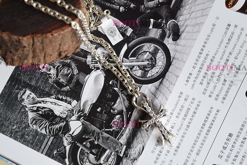 CHROME HEARTS 크롬하츠st 오리지날 925 Paper Chain 목걸이(正品구성품포함) 1