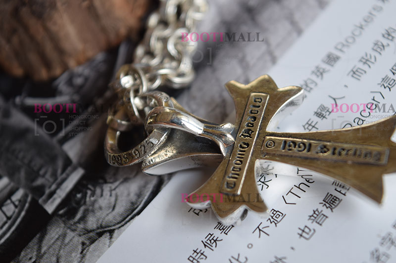 CHROME HEARTS 크롬하츠st 오리지날 925 Paper Chain 목걸이(正品구성품포함) 14