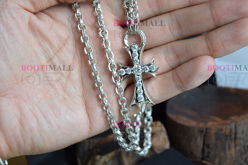 CHROME HEARTS 크롬하츠st 오리지날 925 Paper Chain 목걸이(正品구성품포함) 17