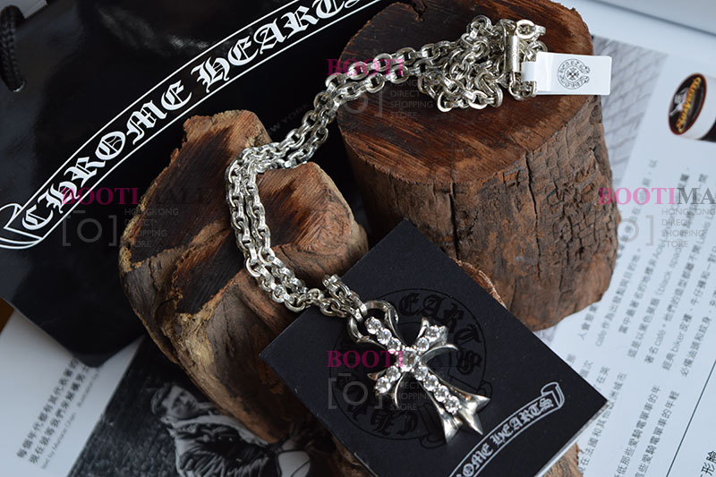 CHROME HEARTS 크롬하츠st 오리지날 925 Paper Chain 목걸이(正品구성품포함) 19