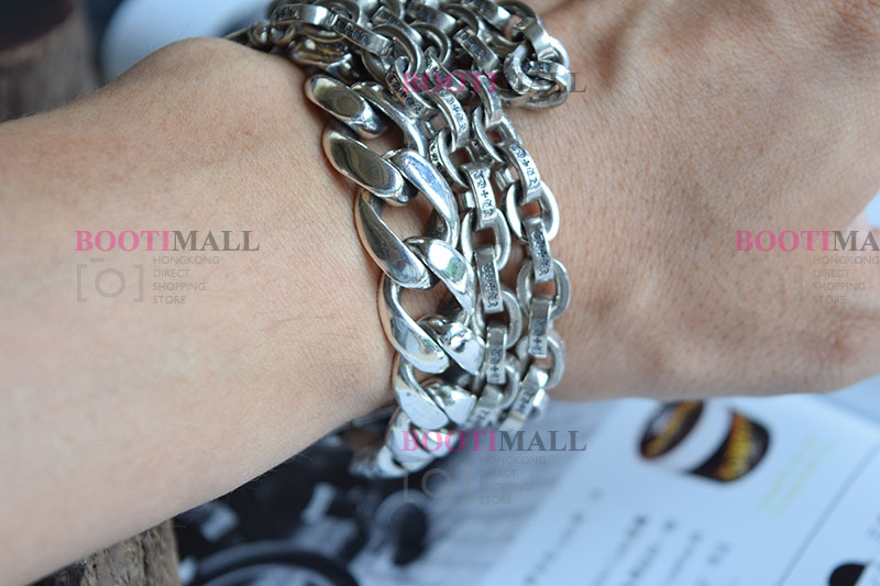 CHROME HEARTS 크롬하츠st 오리지날 925 Paper Chain 목걸이(正品구성품포함) 12