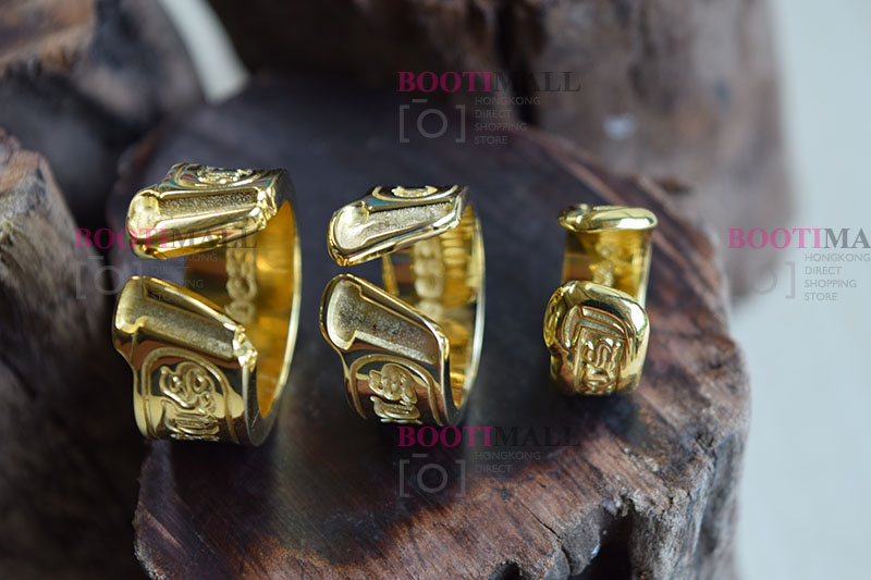 CHROME HEARTS 크롬하츠st 오리지날 925 "Gold " _Ring_Plus (正品구성품포함) 5