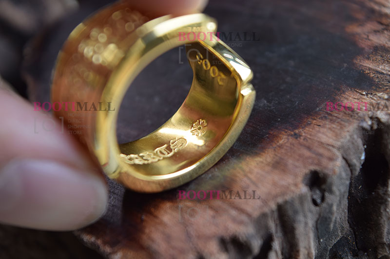 CHROME HEARTS 크롬하츠st 오리지날 925 "Gold " _Ring_Plus (正品구성품포함) 6