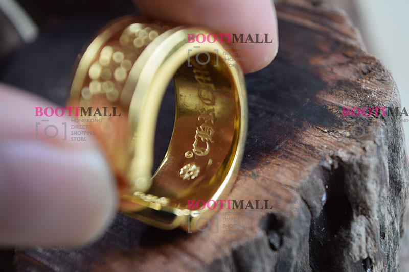 CHROME HEARTS 크롬하츠st 오리지날 925 "Gold " _Ring_Plus (正品구성품포함) 7