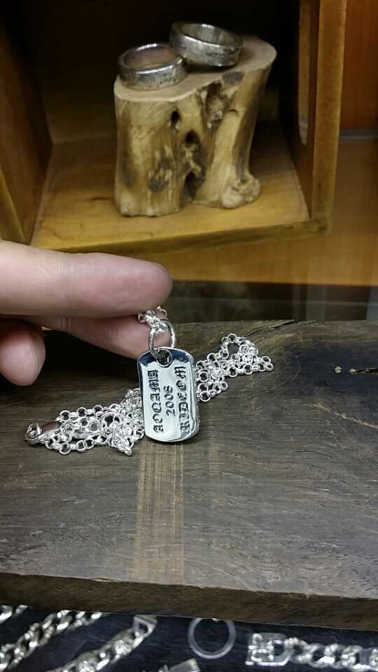 CHROME HEARTS 크롬하츠st 오리지날 925실버 Tiny Star Dog Necklace Silver 5