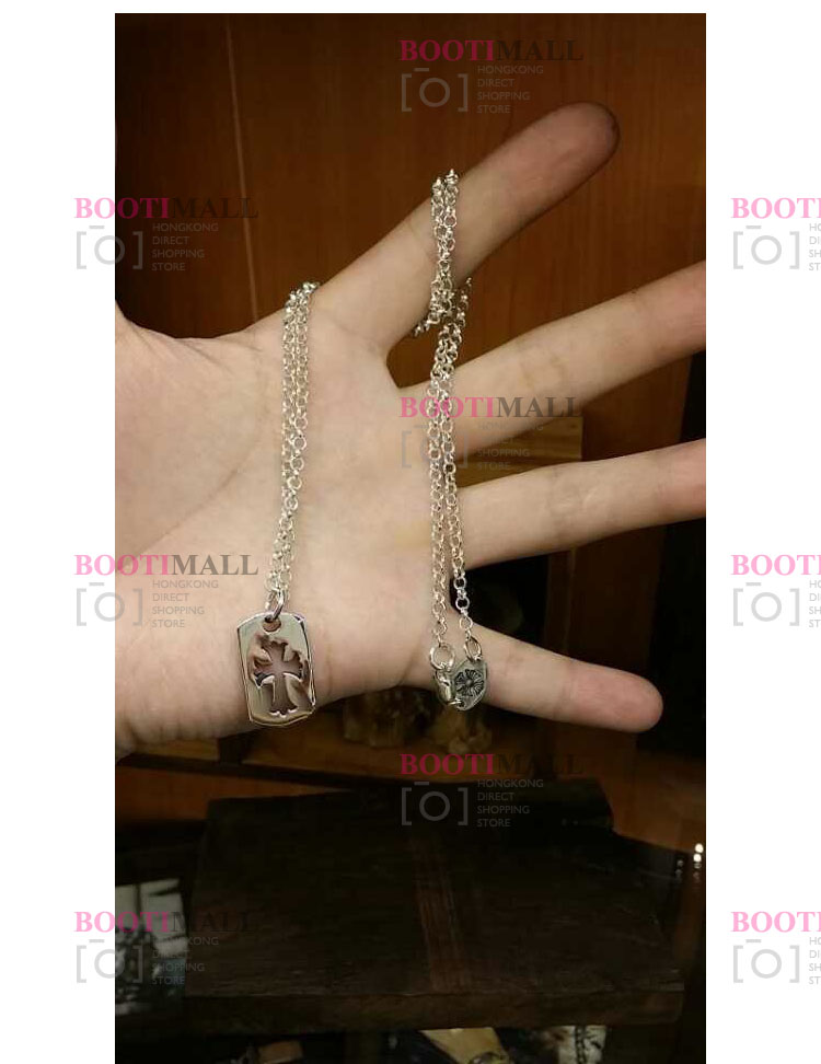 CHROME HEARTS 크롬하츠st 오리지날 925실버 Tiny Star Dog Necklace Silver 3